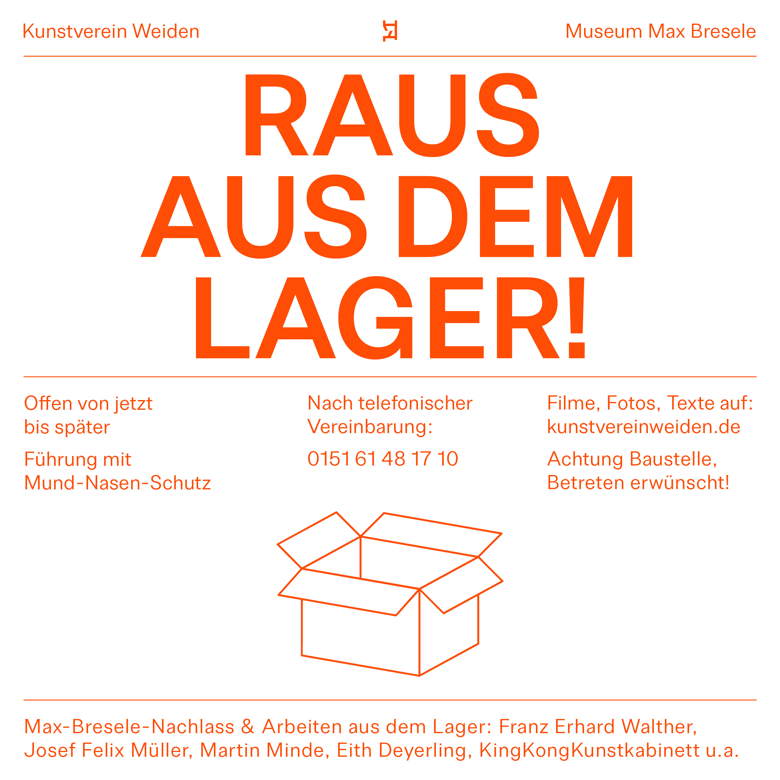 Aus dem Lager – Kneipe, Kunstverein & Kino im Zeichen der Pandemie 