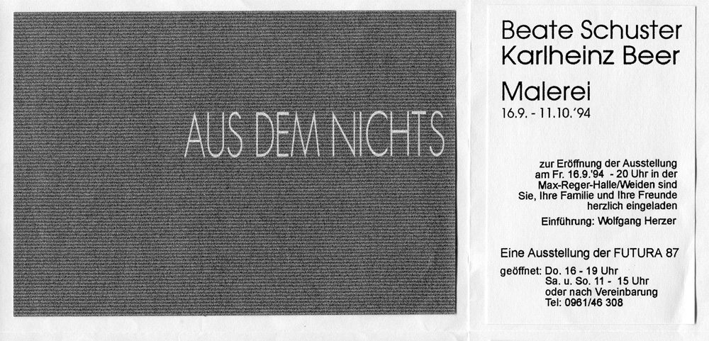 Aus dem Nichts