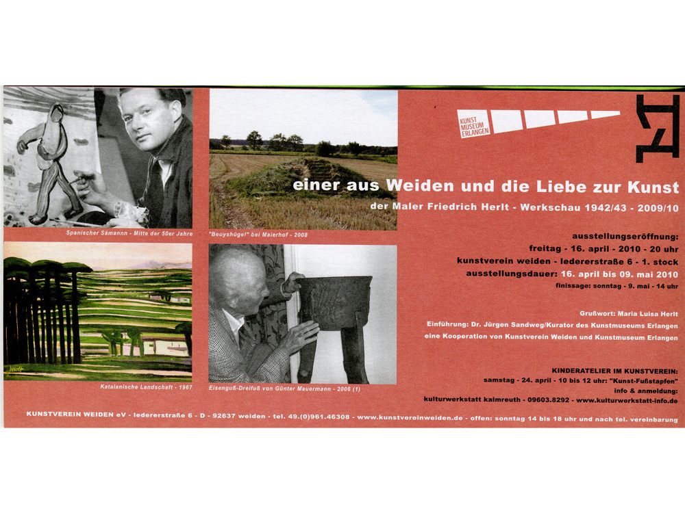 Einer aus Weiden und die Liebe zur Kunst